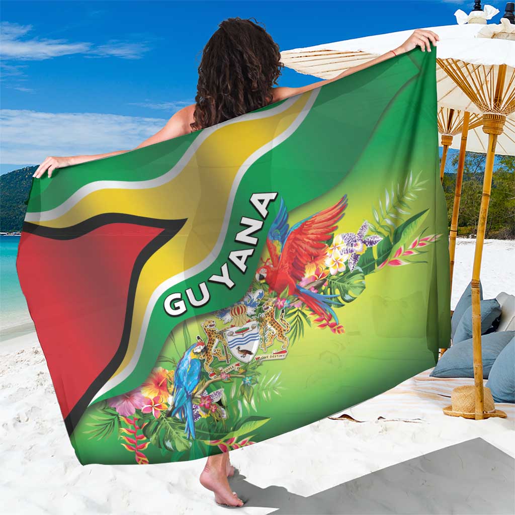 Guyana Republic Day Sarong Happy Mashramani Flag Style