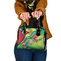 Guyana Republic Day Shoulder Handbag Happy Mashramani Flag Style