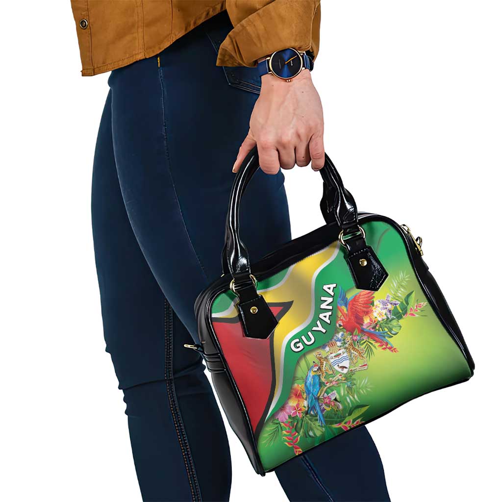 Guyana Republic Day Shoulder Handbag Happy Mashramani Flag Style