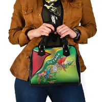Guyana Republic Day Shoulder Handbag Happy Mashramani Flag Style