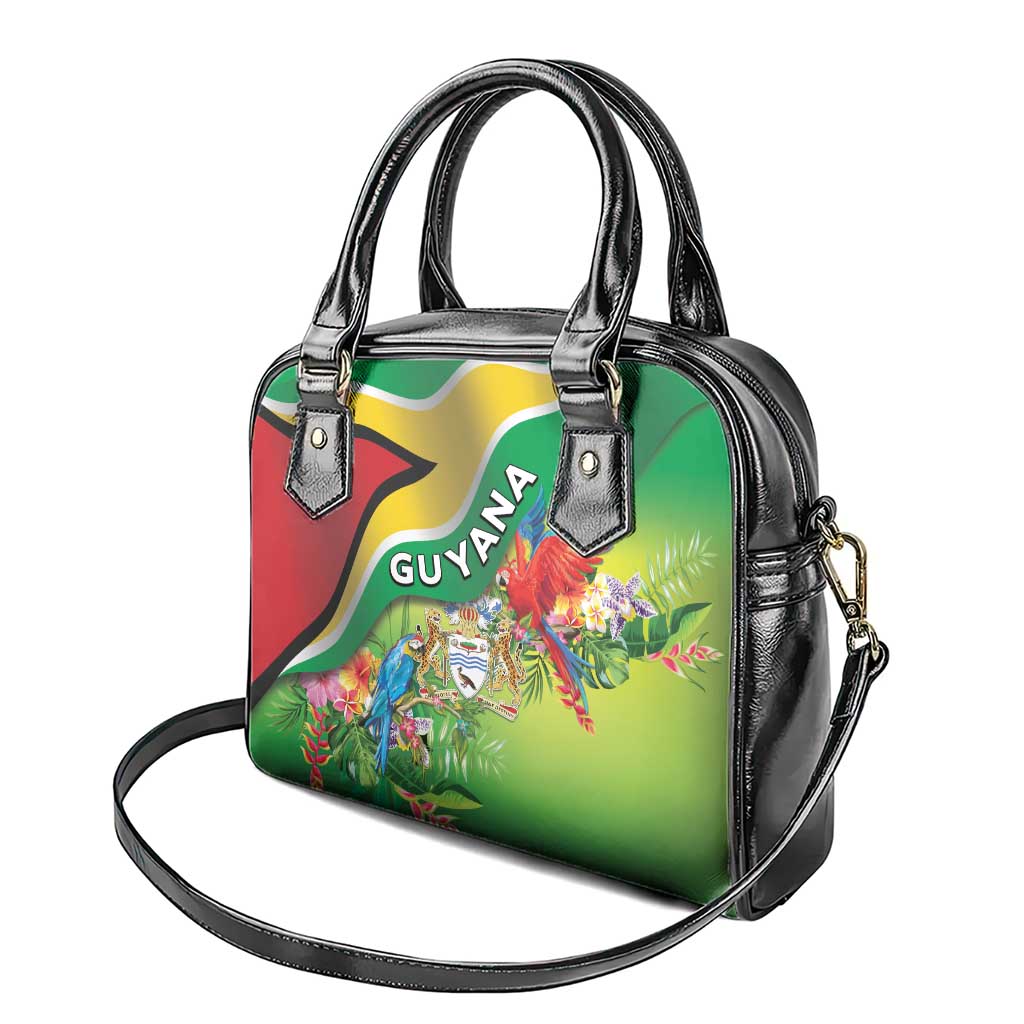 Guyana Republic Day Shoulder Handbag Happy Mashramani Flag Style