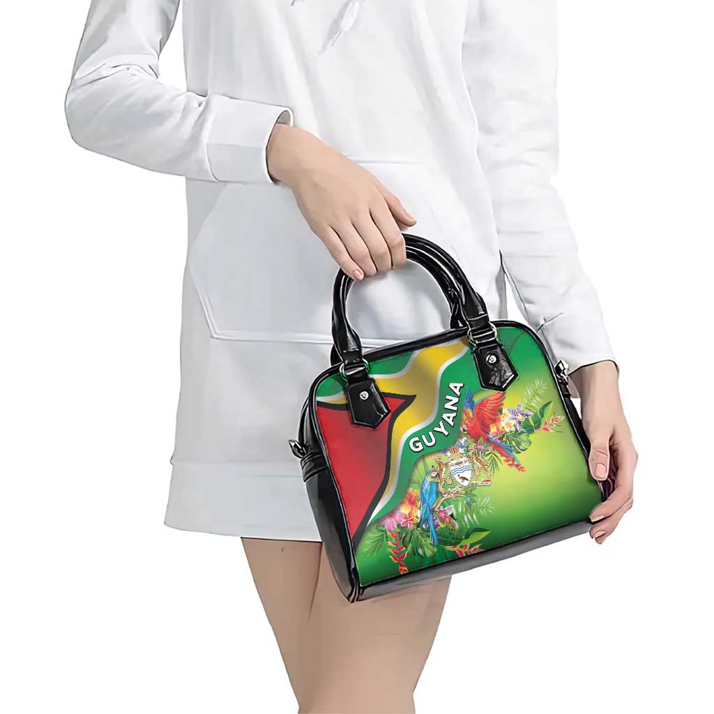 Guyana Republic Day Shoulder Handbag Happy Mashramani Flag Style
