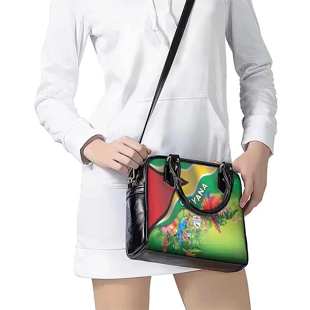 Guyana Republic Day Shoulder Handbag Happy Mashramani Flag Style