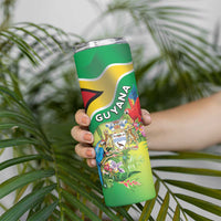 Guyana Republic Day Skinny Tumbler Happy Mashramani Flag Style