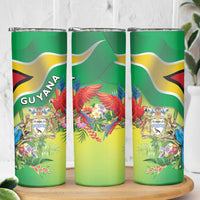 Guyana Republic Day Skinny Tumbler Happy Mashramani Flag Style