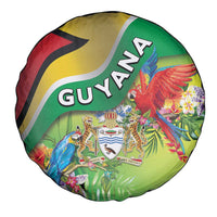 Guyana Republic Day Spare Tire Cover Happy Mashramani Flag Style