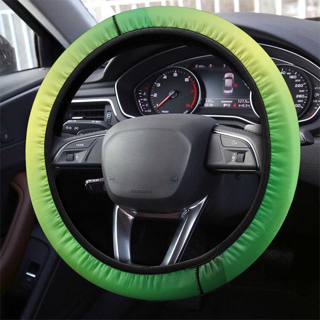 Guyana Republic Day Steering Wheel Cover Happy Mashramani Flag Style