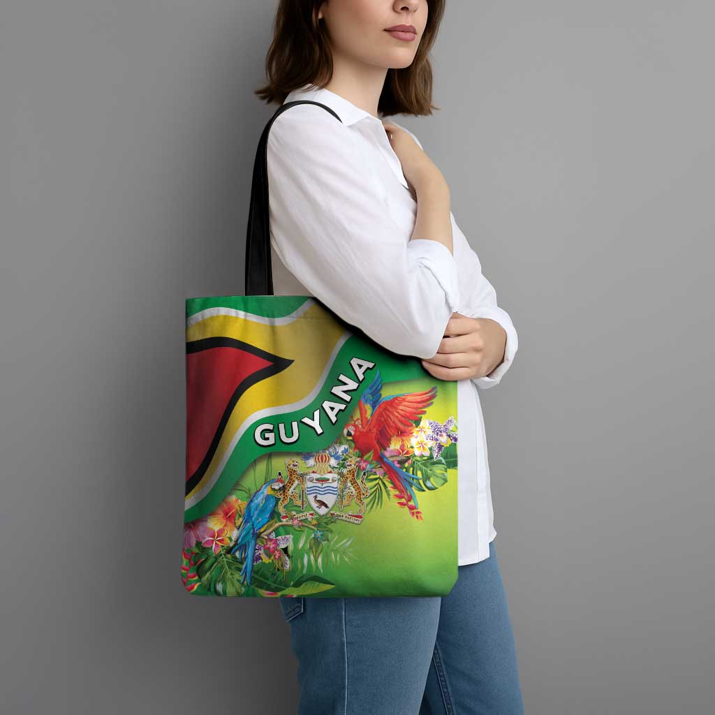Guyana Republic Day Tote Bag Happy Mashramani Flag Style
