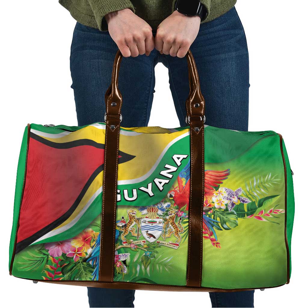 Guyana Republic Day Travel Bag Happy Mashramani Flag Style