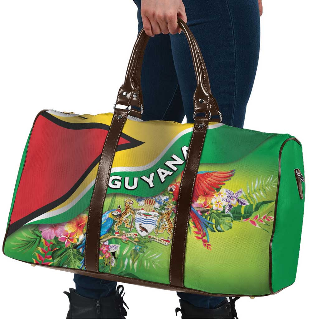 Guyana Republic Day Travel Bag Happy Mashramani Flag Style