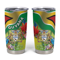 Guyana Republic Day Tumbler Cup Happy Mashramani Flag Style
