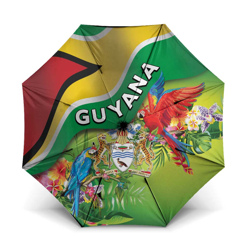 Guyana Republic Day Umbrella Happy Mashramani Flag Style