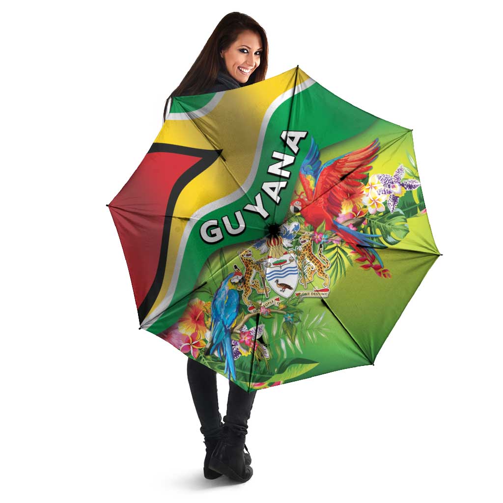 Guyana Republic Day Umbrella Happy Mashramani Flag Style