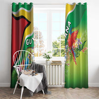 Guyana Republic Day Window Curtain Happy Mashramani Flag Style