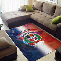 Dominican Republic Area Rug Happy Independence Day