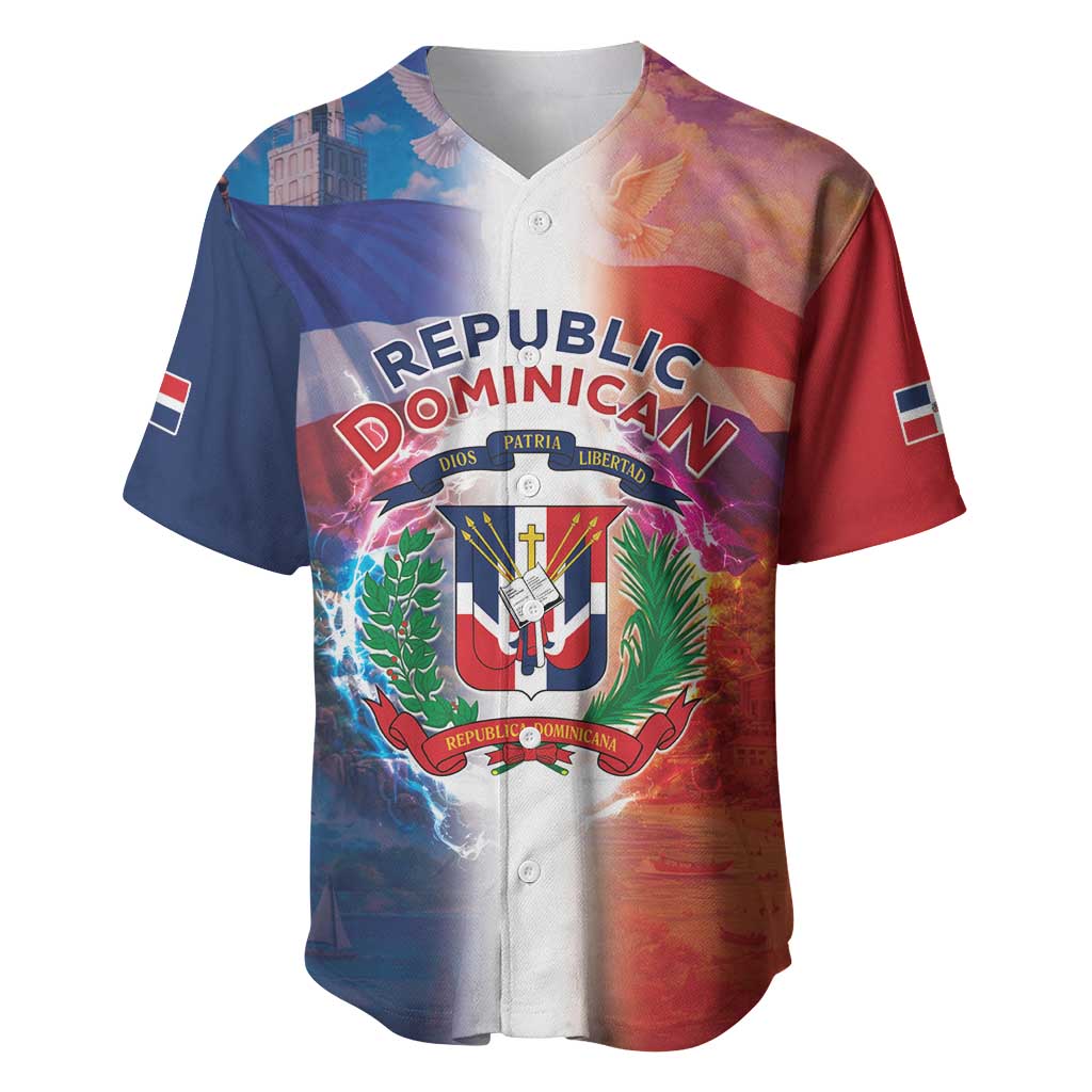 Dominican Republic Baseball Jersey Happy Independence Day