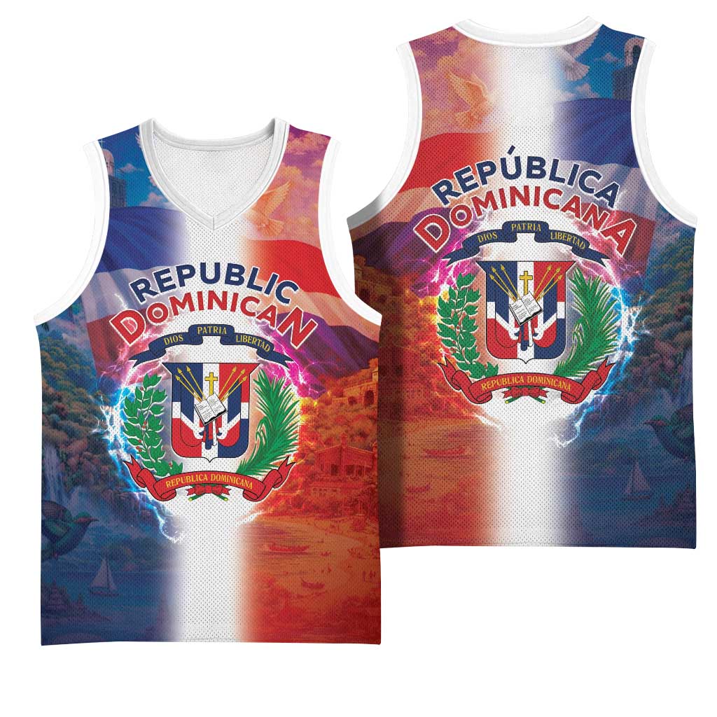 Dominican Republic Basketball Jersey Happy Independence Day