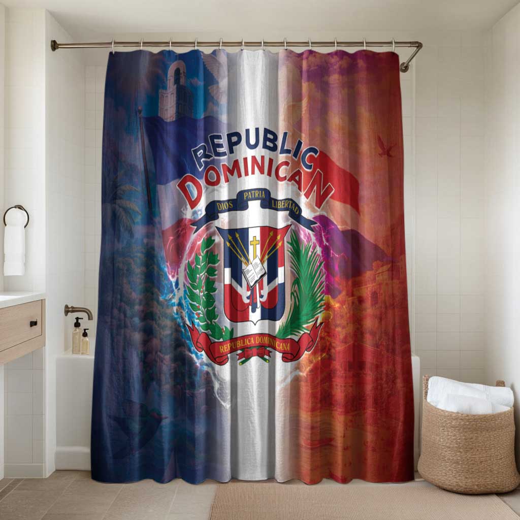 Dominican Republic Bathroom Set Happy Independence Day