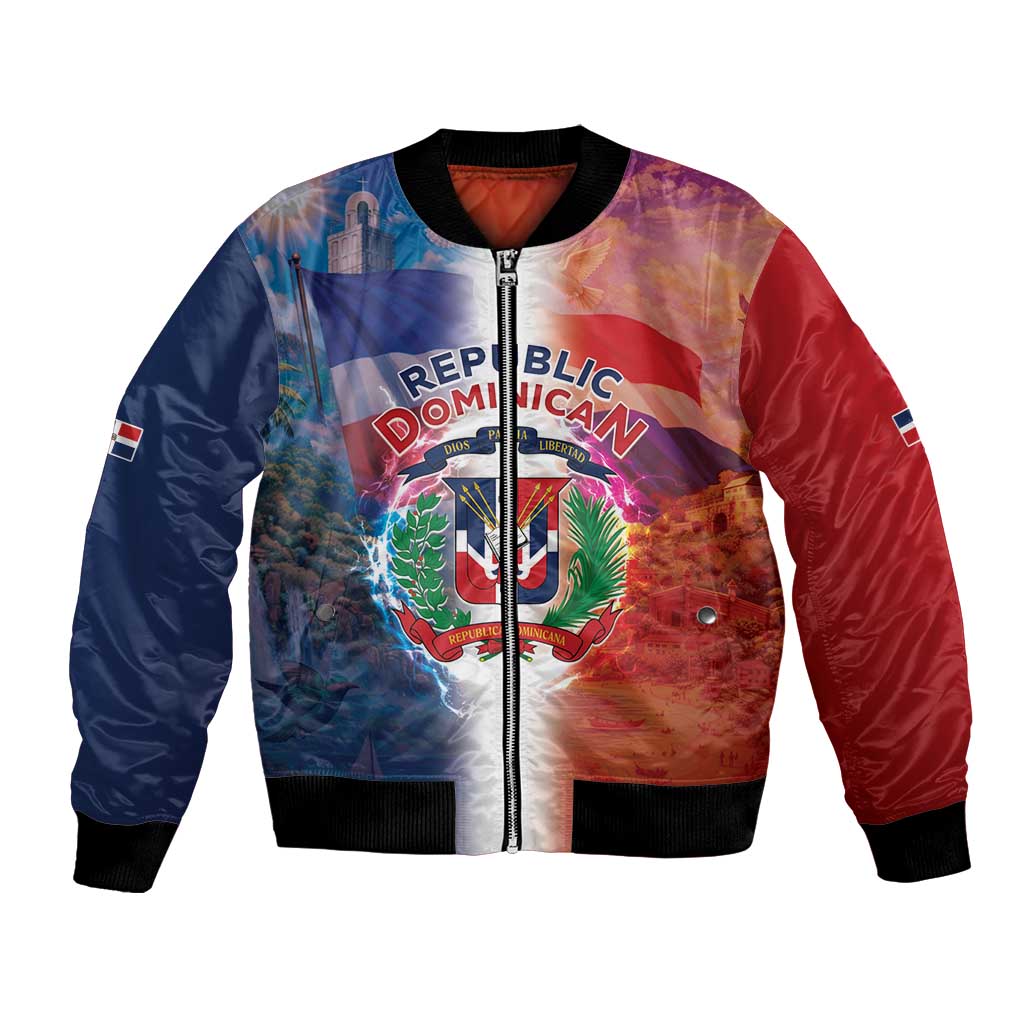 Dominican Republic Bomber Jacket Happy Independence Day