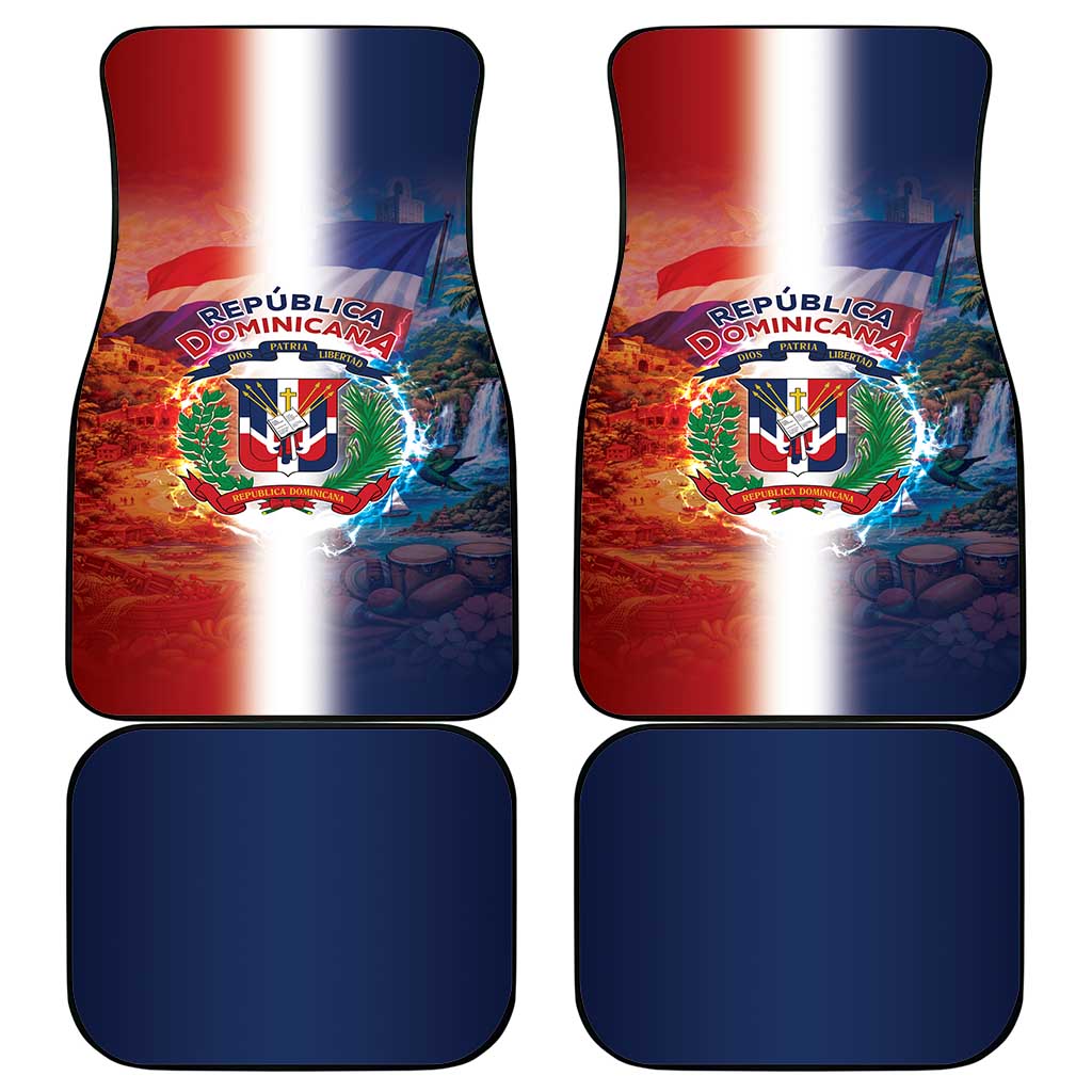 Dominican Republic Car Mats Happy Independence Day