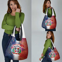 Dominican Republic Grocery Bag Happy Independence Day