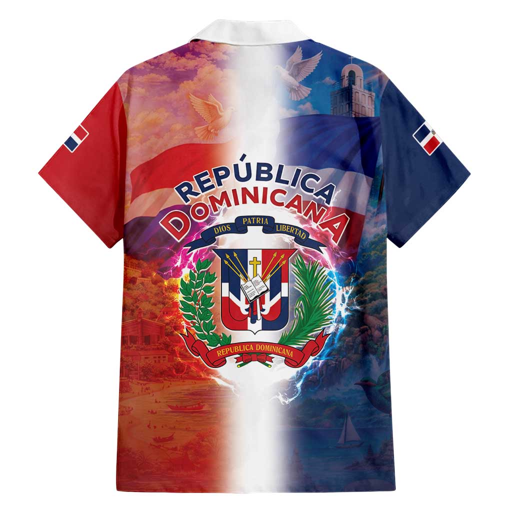 Dominican Republic Hawaiian Shirt Happy Independence Day