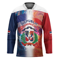 Dominican Republic Hockey Jersey Happy Independence Day