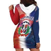 Dominican Republic Hoodie Dress Happy Independence Day