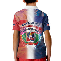 Dominican Republic Kid Polo Shirt Happy Independence Day
