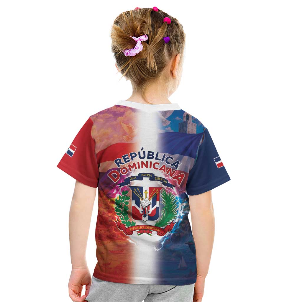 Dominican Republic Kid T Shirt Happy Independence Day