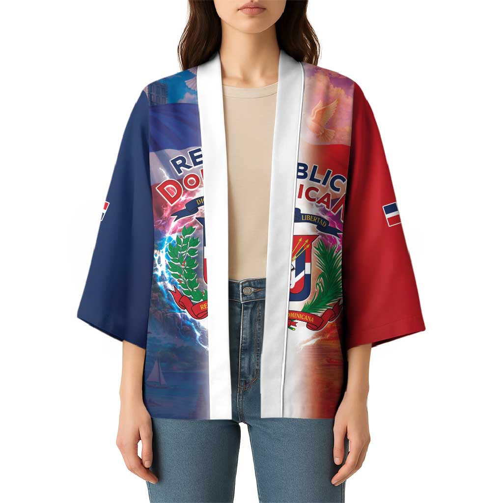 Dominican Republic Kimono Happy Independence Day