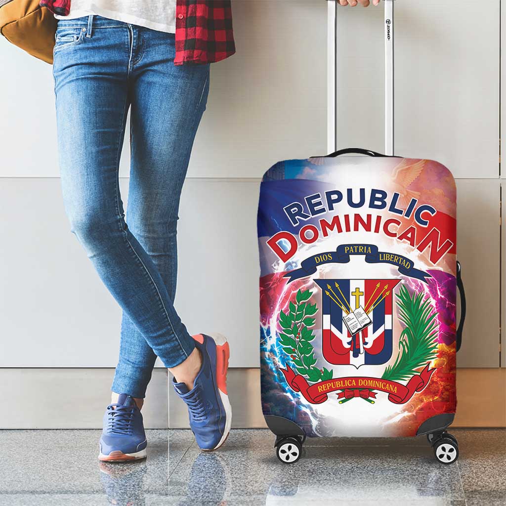 Dominican Republic Luggage Cover Happy Independence Day