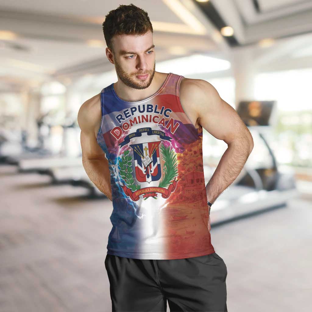 Dominican Republic Men Tank Top Happy Independence Day