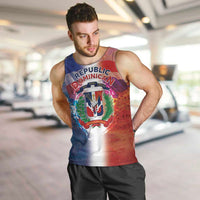 Dominican Republic Men Tank Top Happy Independence Day