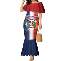 Dominican Republic Mermaid Dress Happy Independence Day