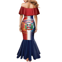 Dominican Republic Mermaid Dress Happy Independence Day