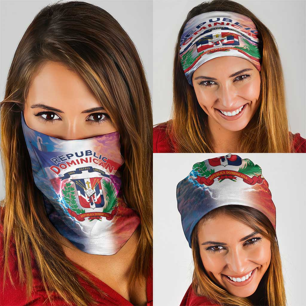 Dominican Republic Neck Gaiter Happy Independence Day