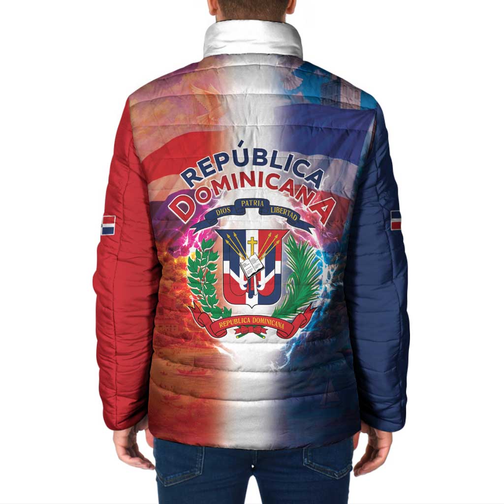 Dominican Republic Padded Jacket Happy Independence Day