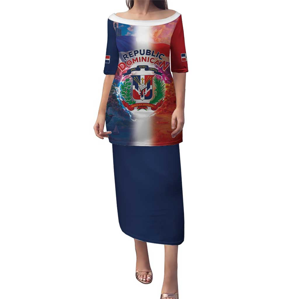Dominican Republic Puletasi Happy Independence Day