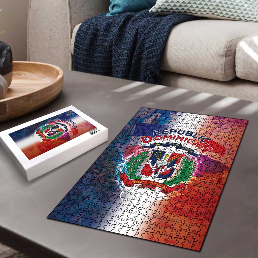 Dominican Republic Puzzle Happy Independence Day