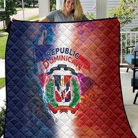 Dominican Republic Quilt Happy Independence Day