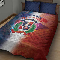 Dominican Republic Quilt Bed Set Happy Independence Day