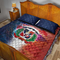 Dominican Republic Quilt Bed Set Happy Independence Day