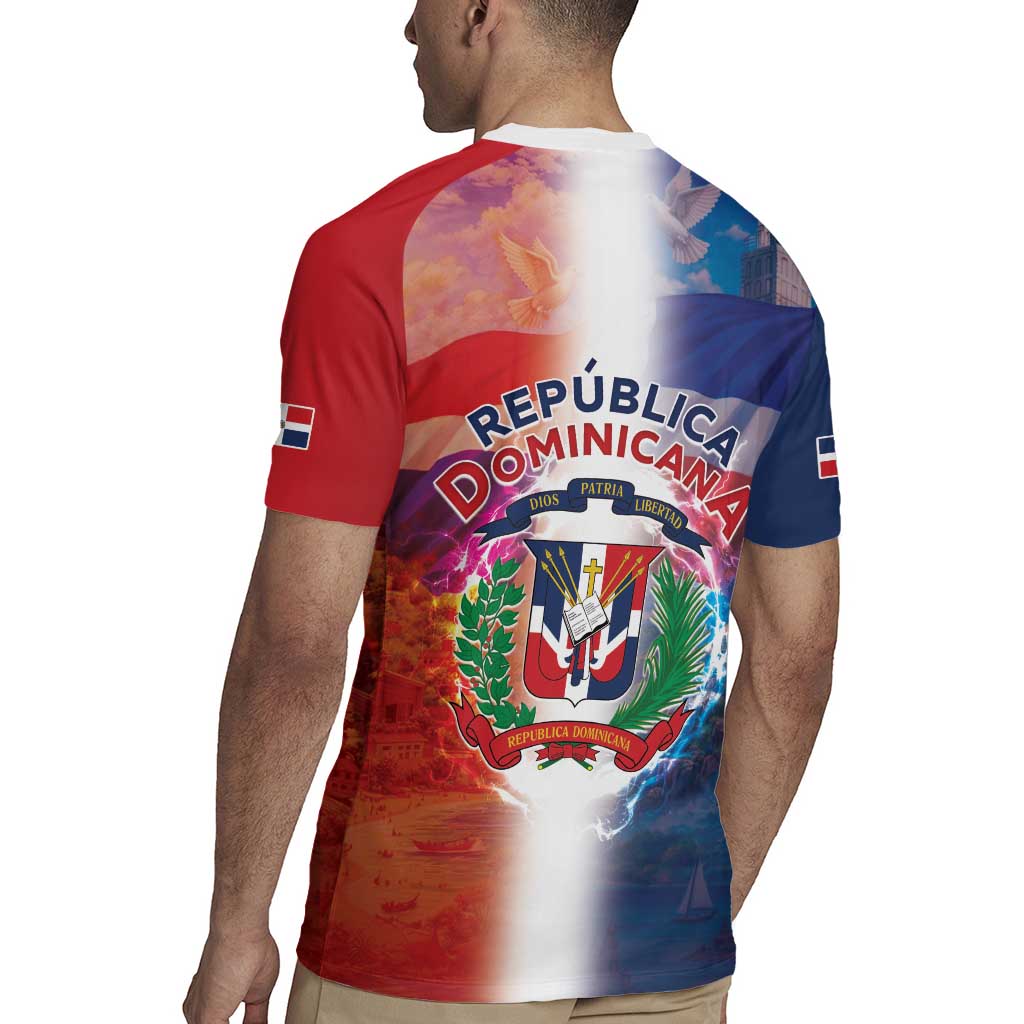 Dominican Republic Rugby Jersey Happy Independence Day