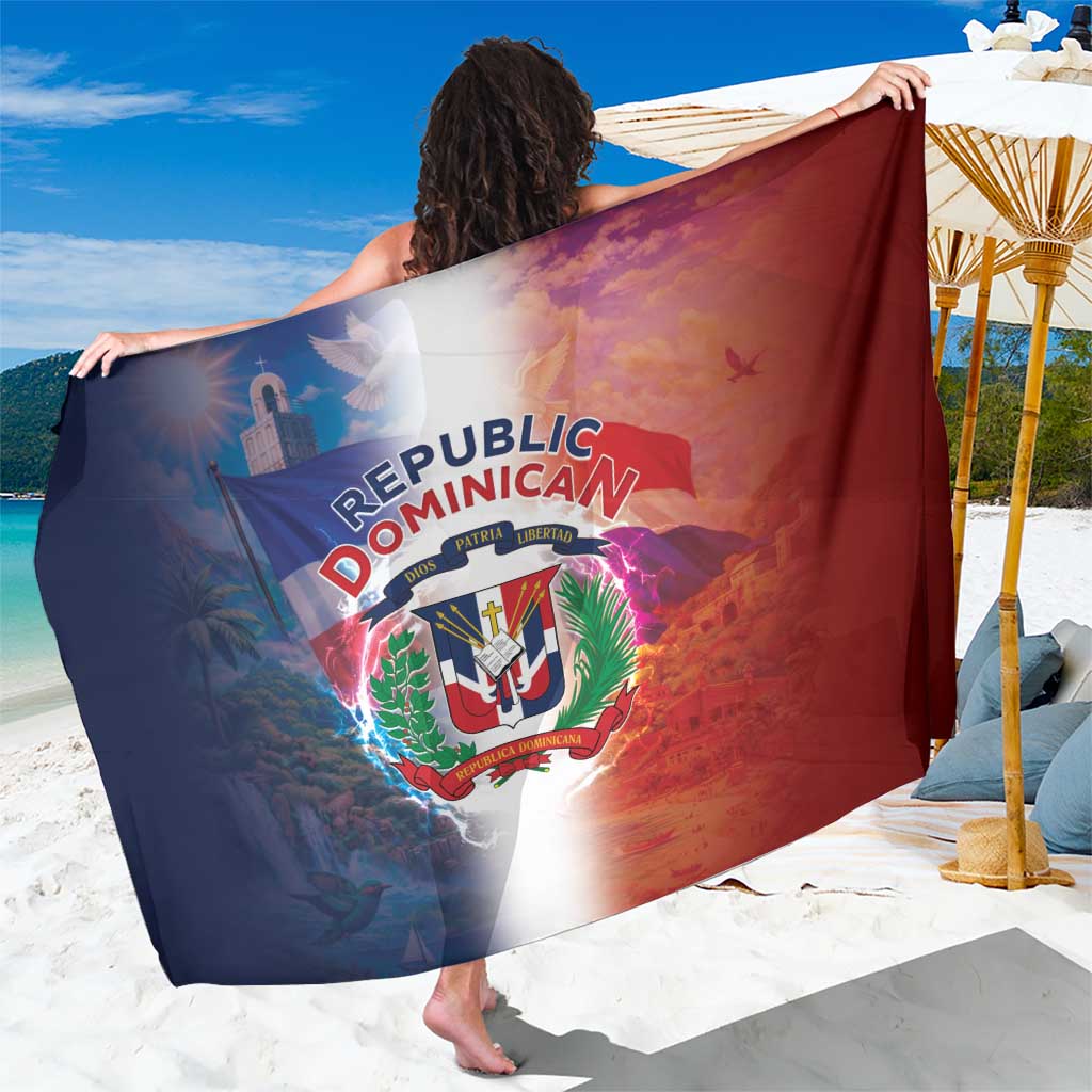 Dominican Republic Sarong Happy Independence Day