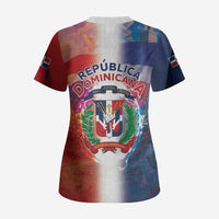 Dominican Republic Scrub Top Happy Independence Day