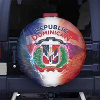 Dominican Republic Spare Tire Cover Happy Independence Day