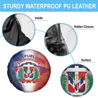 Dominican Republic Spare Tire Cover Happy Independence Day