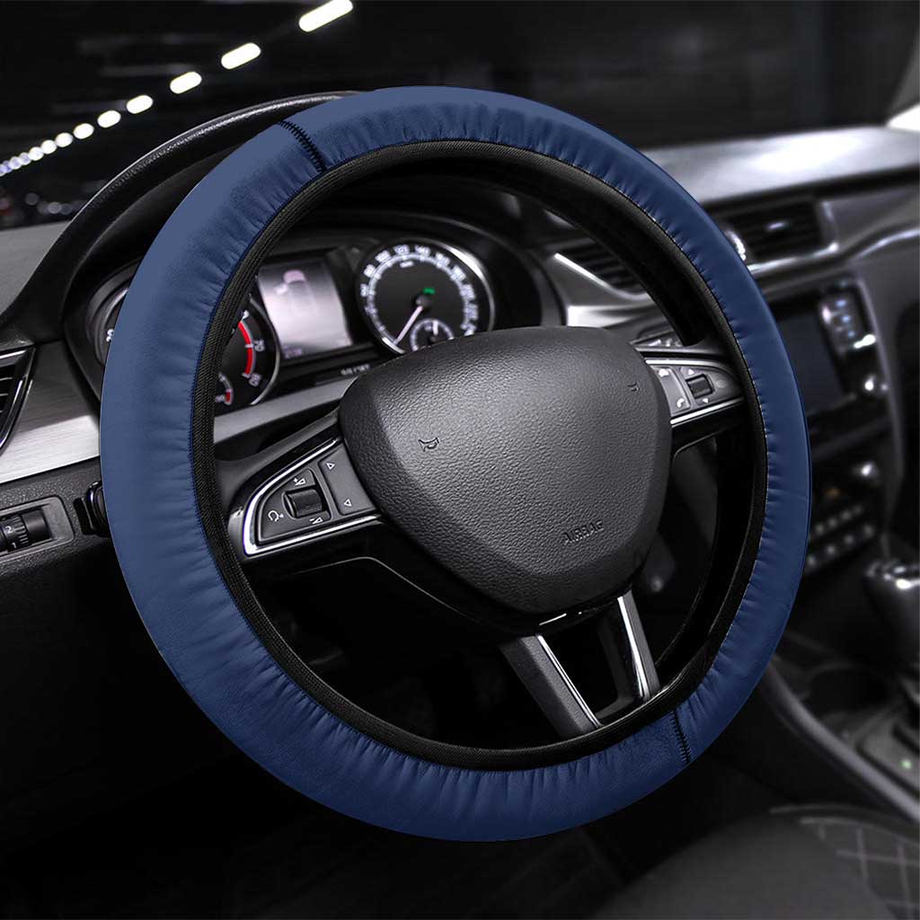 Dominican Republic Steering Wheel Cover Happy Independence Day