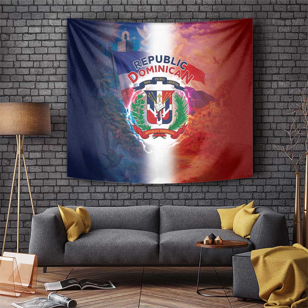 Dominican Republic Tapestry Happy Independence Day